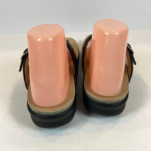 SAS Sanibel T- Strap Slide Sandals Black Size 10 M - Picture 7 of 9